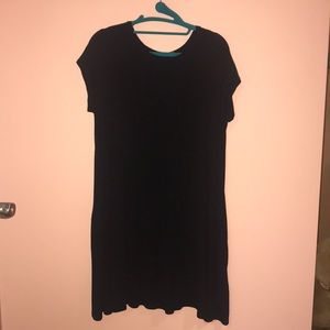 Black t-shirt dress